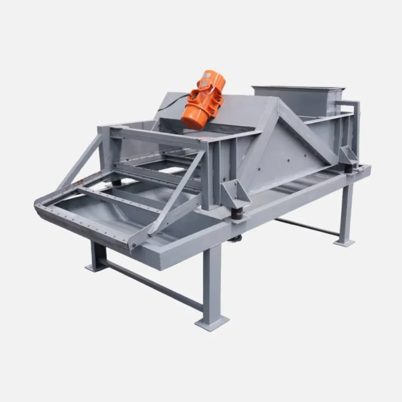 Heavy-duty vibrating dewatering screen manufactured by IP Magnate for efficient solid-liquid separation.