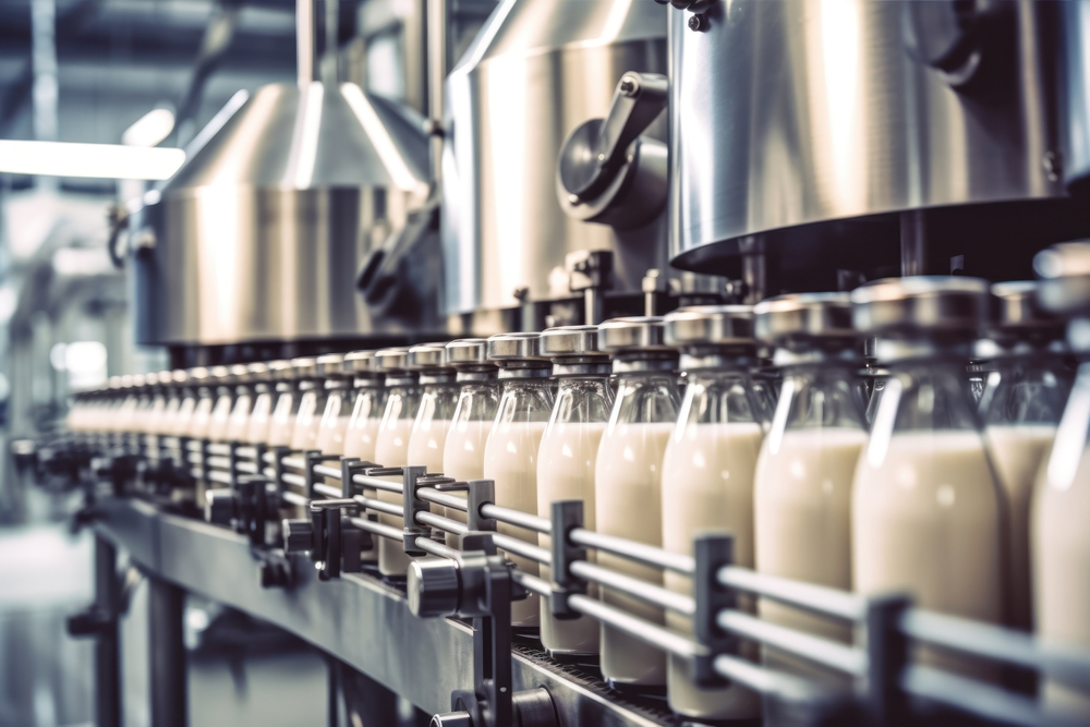 Sanitary and hygienic magnetic separation equipment for dairy processing plants.
