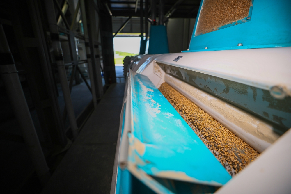 High-efficiency sieving and iron extraction for pure, high-quality flour production
